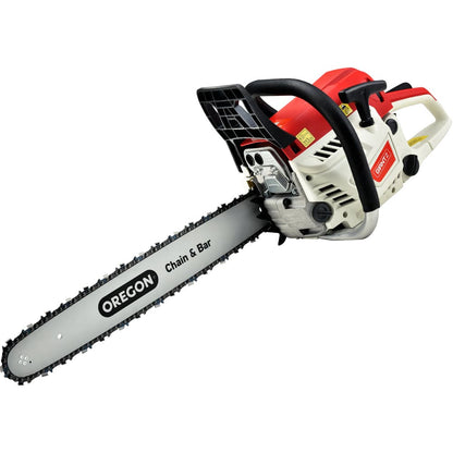 Giantz Chainsaw Petrol 52CC 20" Oregon Bar Commercial E-Start Pruning Chain Saw