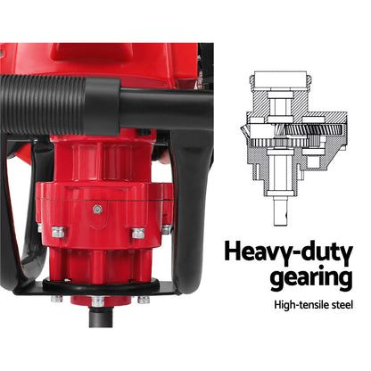 Giantz Post Hole Digger Motor Only Engine Petrol Red