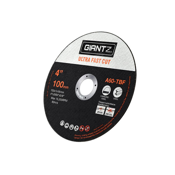 Giantz 200-Piece Cutting Discs 4" 100mm,Giantz 200pcs 4" Cutting Discs 100mm Angle Grinder Thin Cut Off Wheel for Metal