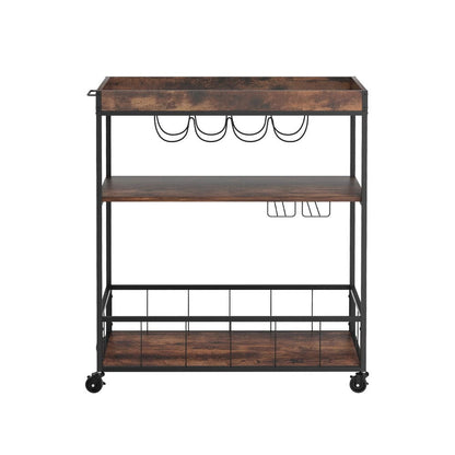 Artiss Kitchen Island Rolling Serving Cart