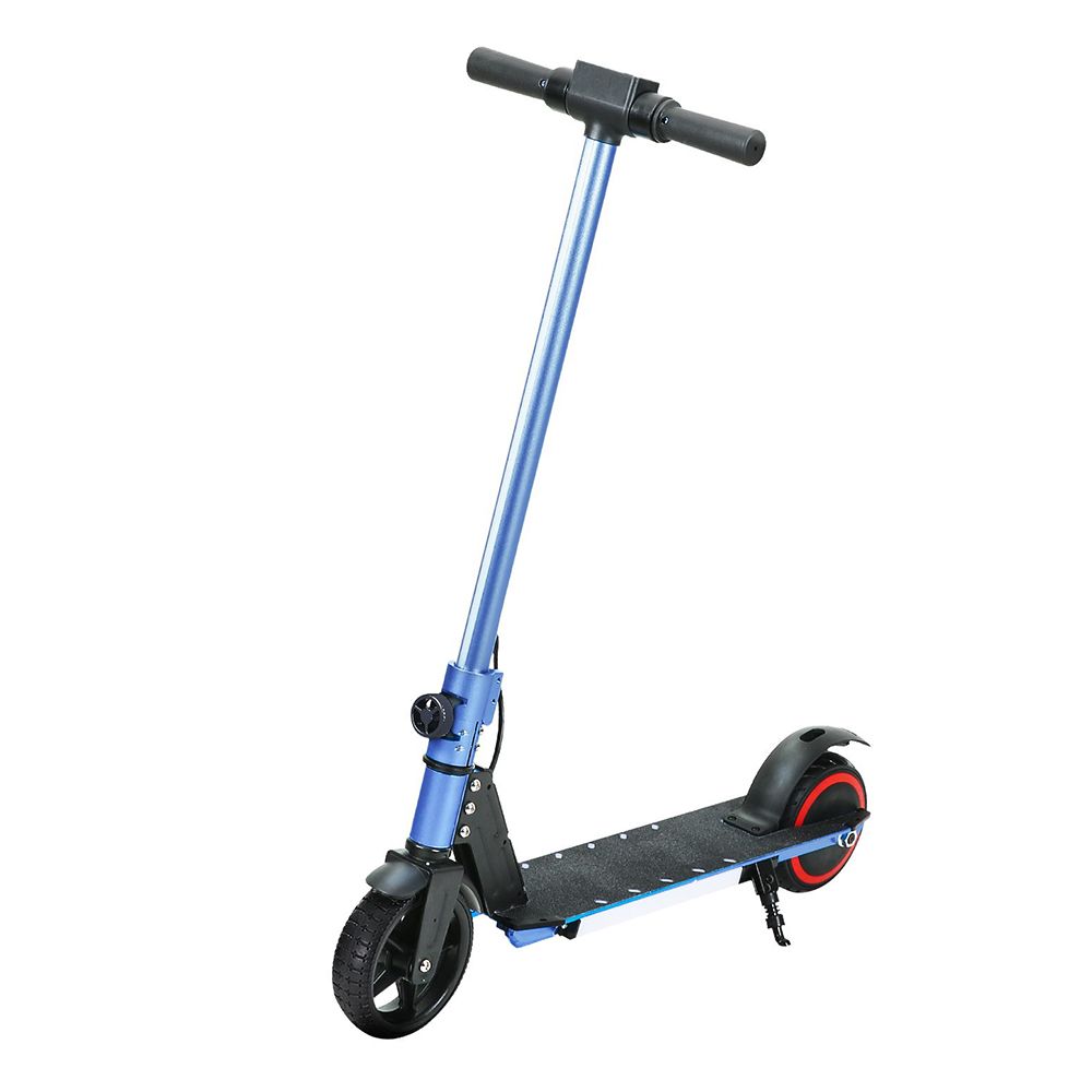 Electric Scooter 130W 16KM/H LED Light Folding Portable Riding Commuter Blue