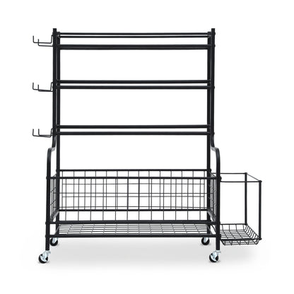 Everfit Dumbbell Rack Weight Rack for Dumbbells Home Gym Storage Black