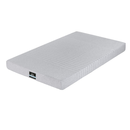 Giselle Bedding Cool Gel Memory Foam Mattress Charcoal 7-Zone Washable Bamboo Cover 15cm Single