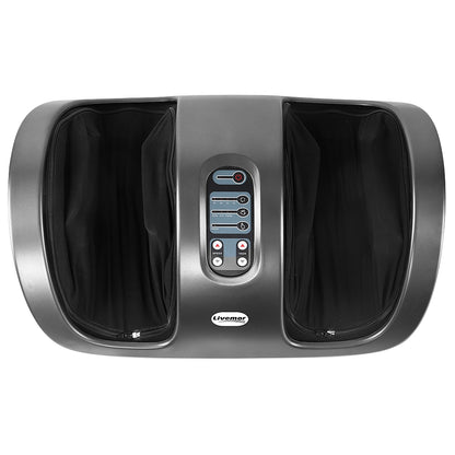 Livemor Foot Massager Shiatsu Massagers Electric Roller Kneading Leg Grey