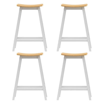 Artiss 4x Bar Stools Wooden Chairs Oak