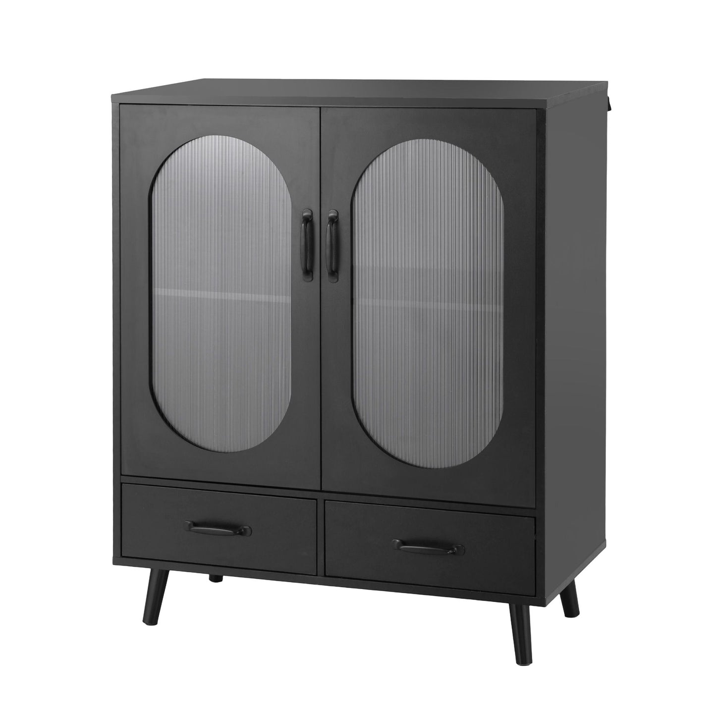 Artiss Buffet Sideboard Double Doors - Black