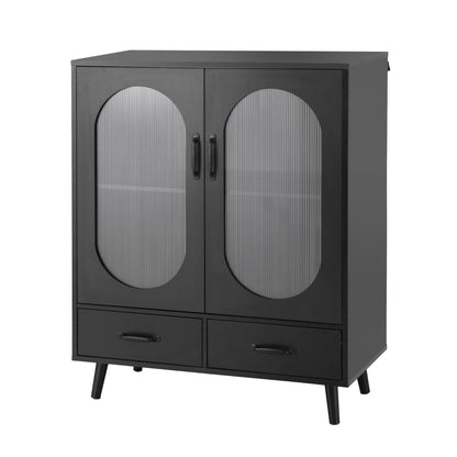 Artiss Buffet Sideboard Double Doors - Black