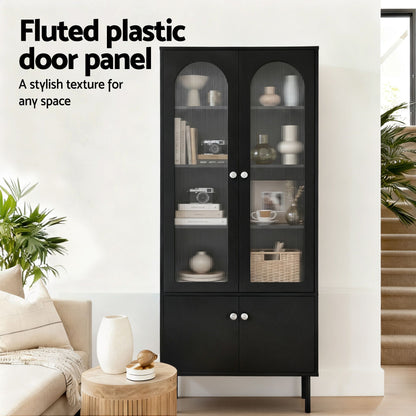Artiss Buffet Sideboard Cupboard Cabinet Black