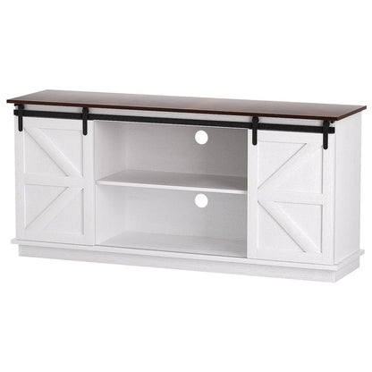Artiss Buffet Sideboard Storage Cabinet Kitchen Cupboard Sliding Doors White