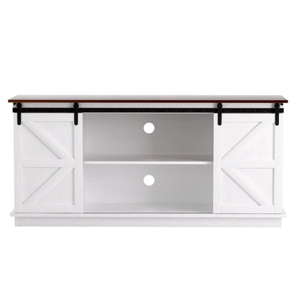 Artiss Buffet Sideboard Storage Cabinet Kitchen Cupboard Sliding Doors White