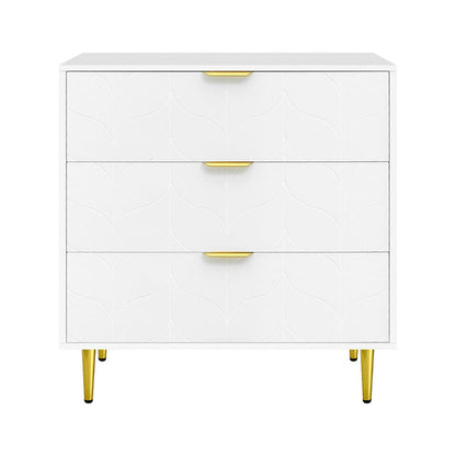 Artiss 3 Chest of Drawers Lowboy Cabinet White