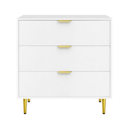 Artiss 3 Chest of Drawers Lowboy Cabinet White