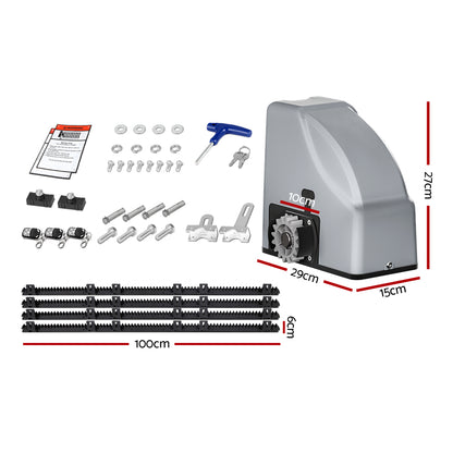 Electric Sliding Gate Opener 800KG Keypad 4M