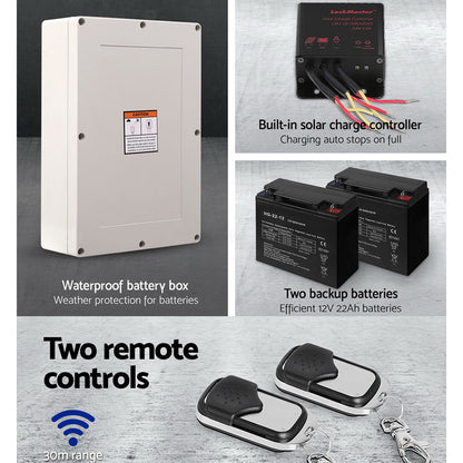 Single Swing Gate Opener 500KG 40W Solar Panel