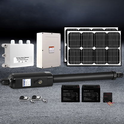 Single Swing Gate Opener 500KG 40W Solar Panel