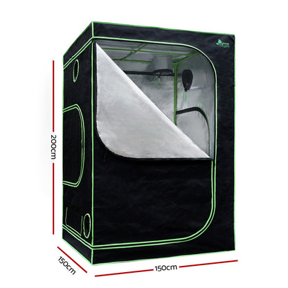 Green Fingers Grow Tent Light Kit 150x150x200CM 2000W LED 6" Vent Fan,Green Fingers Grow Tent Light Kit LED 2000W Full Spectrum 6" Vent 150x150x200CM