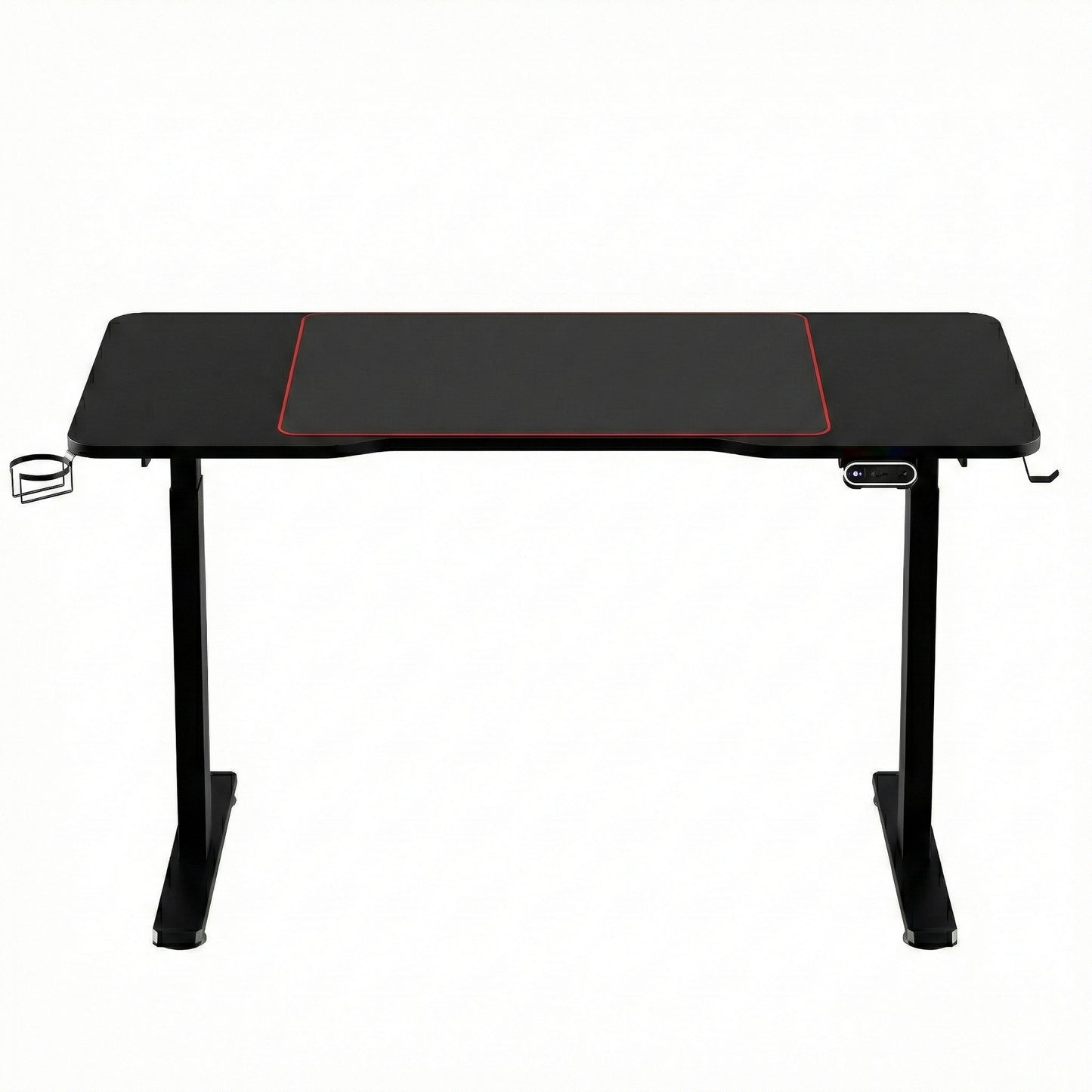 Artiss Electric Gaming Desk RGB Sit Stand Height Adjustable Table Black