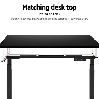 Artiss Standing Desk Frame Only L-shape Motorised