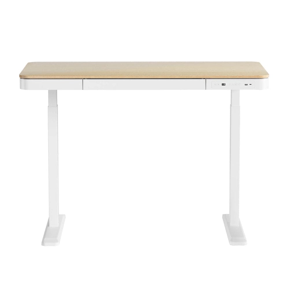 Artiss Standing Desk Motorised Electric Dual Motor Draw 120CM Oak