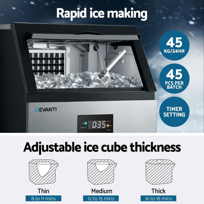 Devanti 45kg Ice Maker Commercial Machine