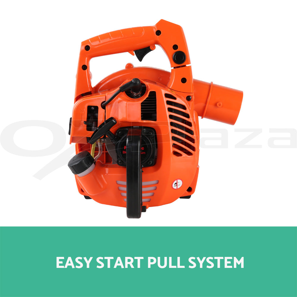 Giantz Petrol Leaf Blower Garden Vacuum Handheld Commercial Outdoor Tool 25.4CC