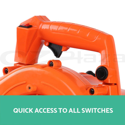 Giantz Petrol Leaf Blower Garden Vacuum Handheld Commercial Outdoor Tool 25.4CC