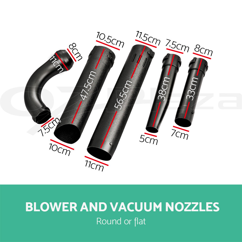Giantz Petrol Leaf Blower Garden Vacuum Handheld Commercial Outdoor Tool 25.4CC
