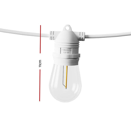 77M LED Festoon Light Outdoor String Light Christmas Wedding Party Decorations