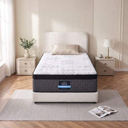 Giselle Bedding 34cm Mattress 9 Zone Latex Foam King Single