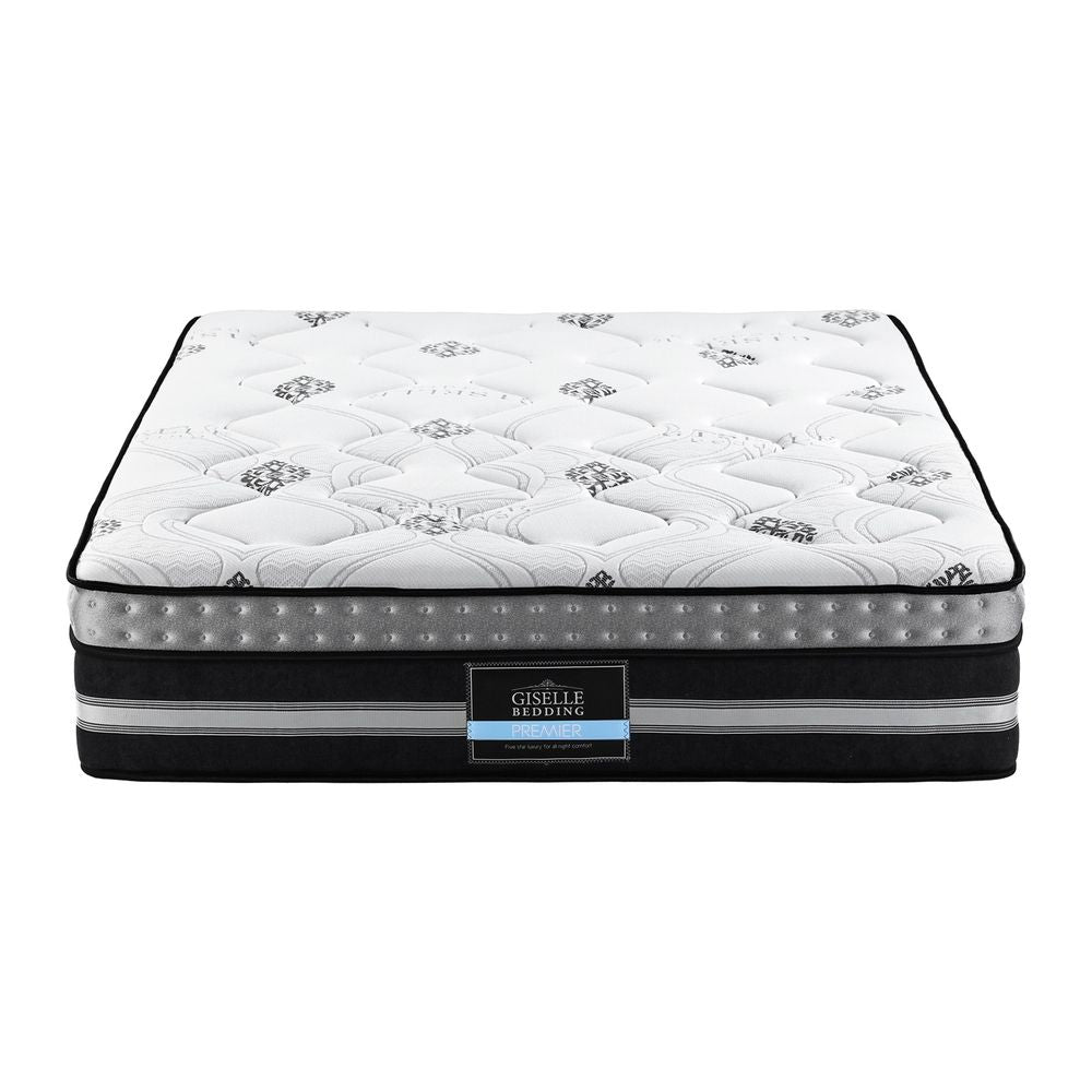 Giselle Bedding King Mattress 35cm Bed in a Box Pocket Spring Gel Memory Foam