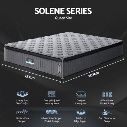 Bed Mattress Giselle 34cm Queen