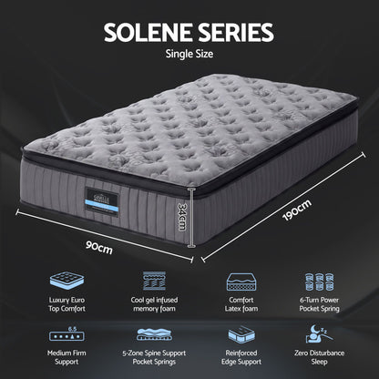 Bed Mattress Giselle 34cm Single