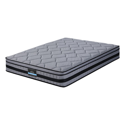 Giselle Bedding 34cm Queen Mattress Hybrid, Pocket Spring Bed Mattress