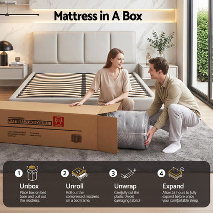 Giselle Bedding 34cm Mattress Bamboo Cover Double