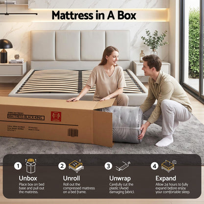 Giselle Bedding 34cm Mattress Bamboo Cover King
