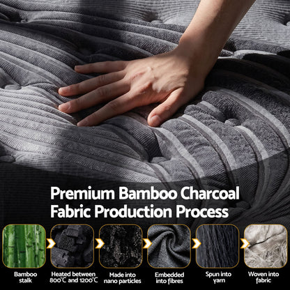 Giselle Bedding 34cm Mattress Bamboo Cover Single