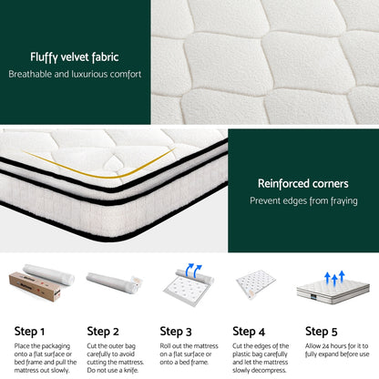 22cm Giselle Mattress Double Size