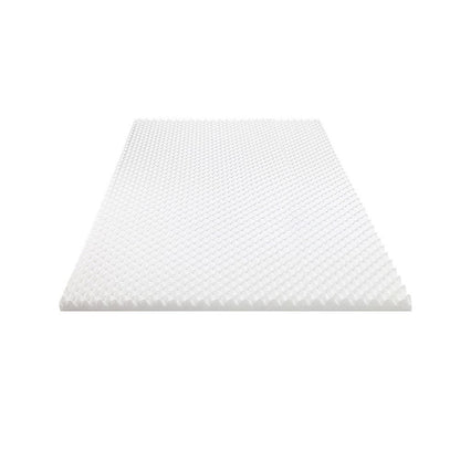 Giselle Bedding Memory Foam Mattress Topper Egg Crate 5cm King Single