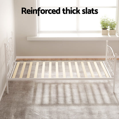 Artiss Bed Frame Single Size Metal Bed Frame GROA