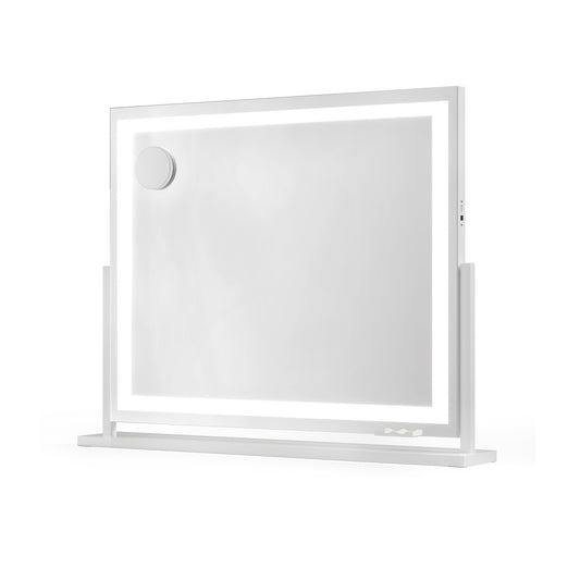 80x65cm Embellir Makeup Mirror Hollywood Vanity with LED Light White Frame