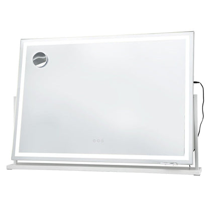 Embellir 100x70cm Makeup Mirror 360 degree Rotatable Vanity Mirror 10x magnifing
