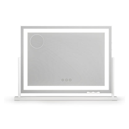 Embellir Makeup Mirror 58x46cm 360～ Rotatable Vanity Mirror with Lights Bright Light Strip Adjustable