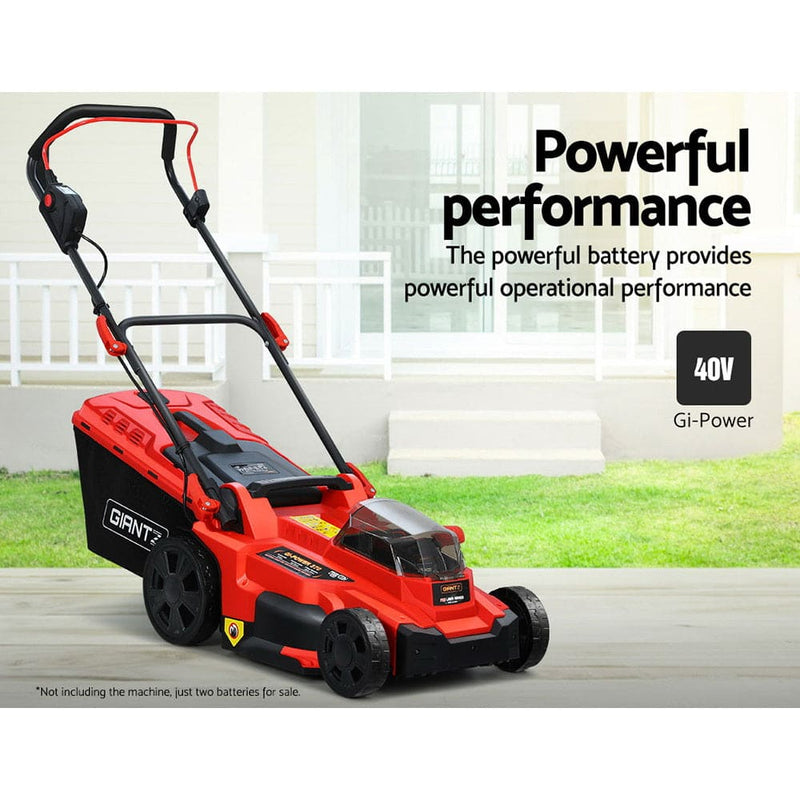 Giantz Lawn Mower 80V Battery Only Cordless 40V x2 Fits LI37