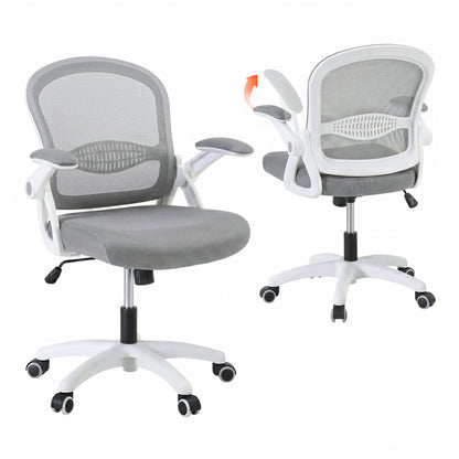 Artiss Mesh Office Chair Mid Back Grey