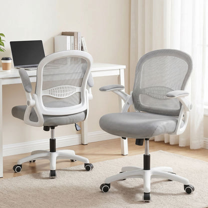 Artiss Mesh Office Chair Mid Back Grey