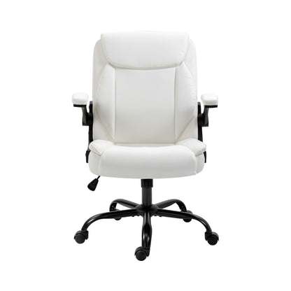Artiss Executive Office Chair Mid Back White