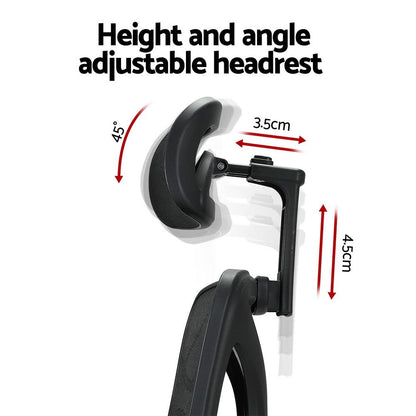 Artiss Ergonomic Office Chair Recline Black