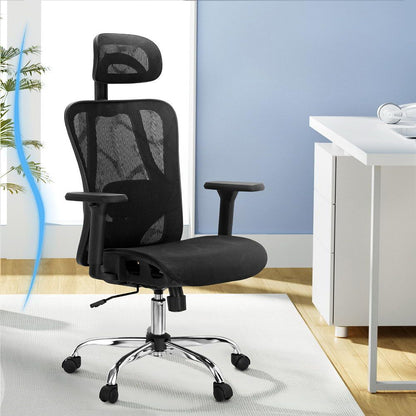 Artiss Ergonomic Office Chair Recline Black