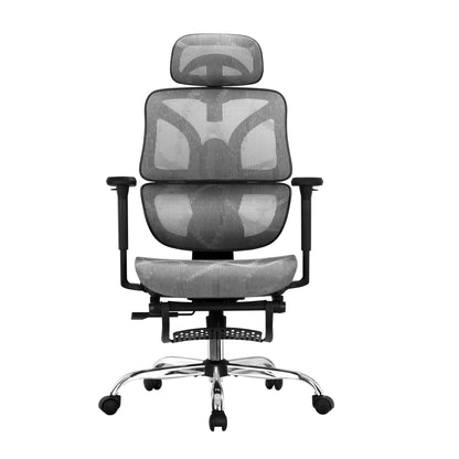 Artiss Ergonomic Office Chair Footrest Grey