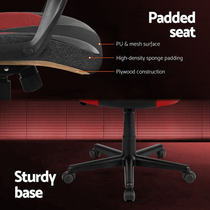 Artiss Gaming Office Chair Computer Chairs Red